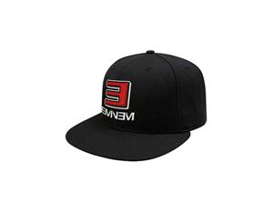 Eminem Baseball Cap Slim Shady Mmlp2 Logo Official Snapback - Black