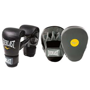 Everlast Boxing Glove and Mitt Combo