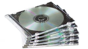 Fellowes Slimline Jewel CD Cases - 25 Pack