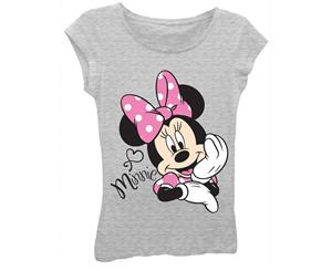 Minnie Mouse Relaxation Youth Grey Tee Shirt