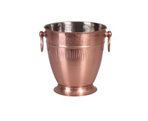 Moda Ribbed Copper Look Champagne Bucket