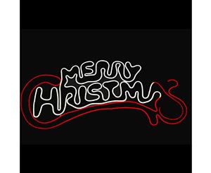 Neon Signs_Lighted Merry Christmas_Outdoor_White and Red LED
