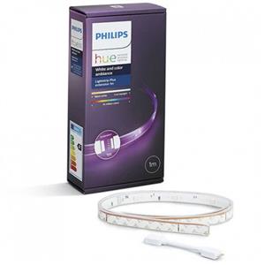 Philips - Hue White and color ambiance - LightStrip Plus - 1 Meter Extension