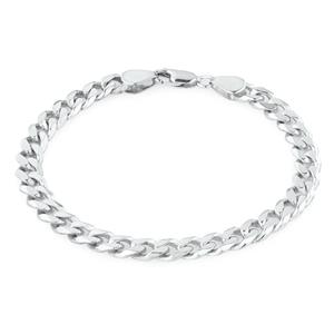 21cm (8.5") Curb Bracelet in Sterling Silver
