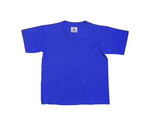 B&C Kids/Childrens Exact 150 Short Sleeved T-Shirt (White) - BC1286
