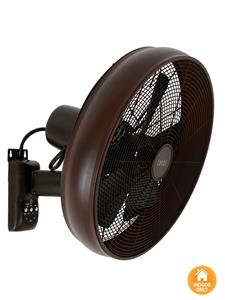 Breeze 41cm Wall Fan with Remote in Oil Rubbed Bronze