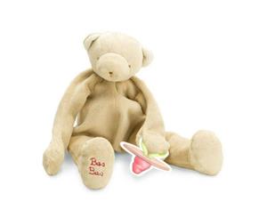 Bunnies By The Bay Silly Buddy Pacifier Holder Lovey - Bear