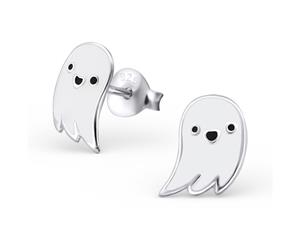 Children's Silver Ghost Earrings