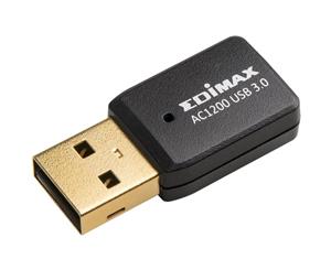 EW7822UTC EDIMAX Ac1200 Dual Band Usb3 Adapter Mu-Mimo Max. Speed Up To 300Mbps (2.4Ghz) and 867Mbps (5Ghz) AC1200 DUAL BAND USB3 ADAPTER