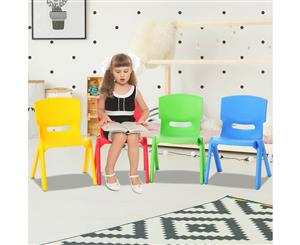 Keezi Kids Chairs Set Study Children Furniture 4 PC Plastic Chair Toys