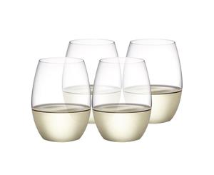 Plumm Stemless WHITE+ Wine Glass 398ml Set of 4