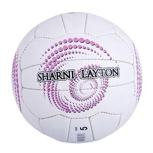 Sharni Leyton Match Ball White / Purple 5