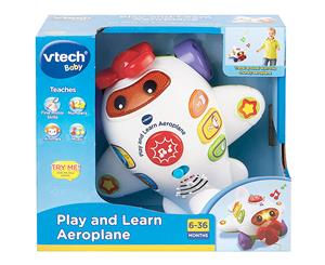 VTech Baby Play & Learn Aeroplane Baby/Infant Activity/Toy with Interactive Buttons and Sing-a-long Songs
