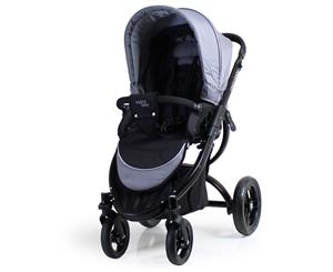 Valco Baby Rebel Q Ex Pram/Stroller Foldable/Recline for Baby/Infant Grey Stone