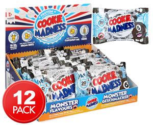12 x Cookie Madness Creamy Cookie Crumble Protein Cookies 106g