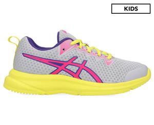 ASICS Girls' Soulyte Running Sports Shoes - Piedmont Grey/Pink Glo