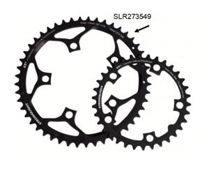 BPW Bike/Cycling Chainring - ROAD 'Stronglight' 52T - CT2 - 110mm BCD - Black