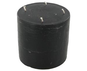 Cylinder Bleeding Red Wax Four Wick Candle
