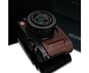 Gariz Leica D-LUX Brown Leather Camera Half Case HG-DLUXBR