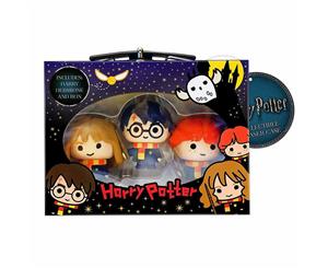 Harry Potter 3-Piece Collectible Figure Eraser Case
