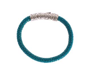 Nialaya Blue Stingray 925 Bracelet