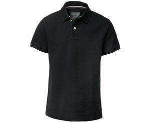 Nimbus Mens Cornell Cotton Ventilated Pique Polo Shirt - Black