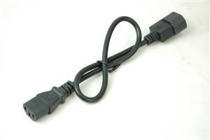 Partlist (PLC13C1405M) EC C13 to IEC C14 0.5M Computer Power Extension Male to Female Cable