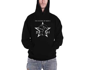 The Sisters Of Mercy Hoodie 1984 Band Logo Official Mens Pullover - Black