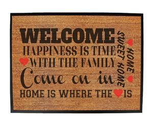 welcome-happieness - Funny Novelty Birthday doormat floor mat floormat