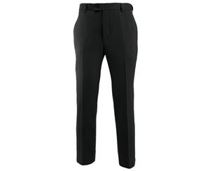 Alexandra Mens Icona Flat Front Formal Work Suit Trousers (Black) - RW3453