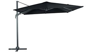 Cyrus 300cm Square Cantilever Outdoor Umbrella - Black