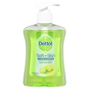 Dettol Soft on Skin Lemon & Lime Hand Wash Pump 250ml