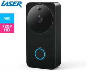 Laser Smart Home Video Doorbell - Black