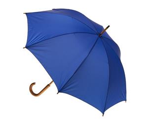 Manual Wood Umbrella Royal Blue