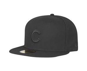 New Era 59Fifty Cap - MLB BLACK Chicago Cubs - Black