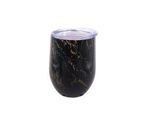 Oasis Double Wall Insulated Wine Tumbler 330ml Gold Onyx