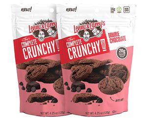 2 x Lenny & Larry's The Complete Crunchy Cookie Double Chocolate 120g