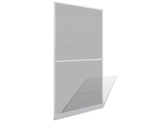 Hinged Insect Screen for Doors White 120x240cm Fly Mesh Guard Curtain