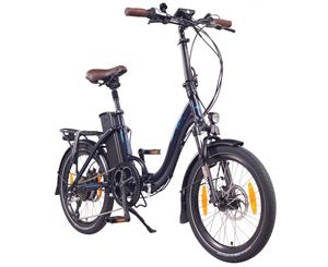 NCM Paris+ Folding E-Bike 250W 36V 19Ah 684Wh Battery Size 20" - Dark Blue