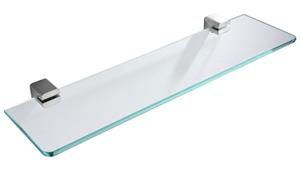 PLD Surface Glass Shelf - Satin Nickel
