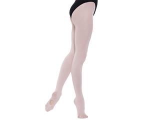 Silky Childrens Girls Convertible Dance Ballet Tights (1 Pair) (Pink) - LW436