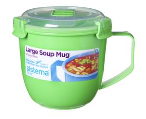 Sistema Large Soup Mug to Go 900ml Green