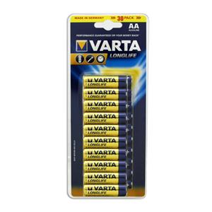 Varta AA Alkaline Batteries - 30 Pack