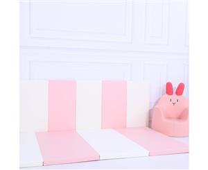 Baby Safety Play Wall Pad Protection Bumper Thick Padding for Wall 10pcs - Pink