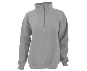 Gildan Adult Vintage 1/4 Zip Sweatshirt Top (Sport Grey) - BC1408