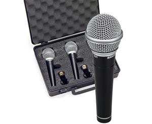 Samson R21S 3PK Dynamic Microphone Set w/Clip/Case For Gig/Live/Studio Recording