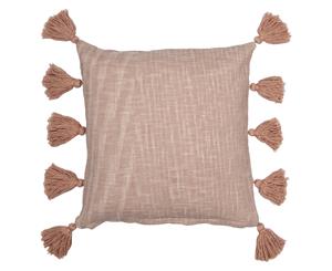 Amalfi Luna Cotton Tassel Design Decorative Pillow Cushion Pink 50x10x50cm