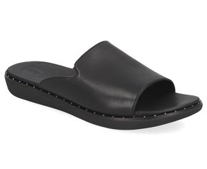 FitFlop Women's Saffi Leather Slide - Black