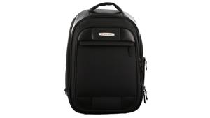 Pierre Cardin Nylon Padded Adventure/Laptop Backpack - Black