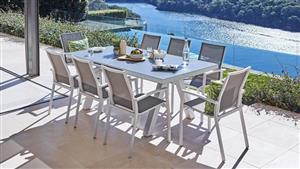 Portofino 9-Piece Outdoor Extension Dining Setting